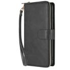For Samsung Galaxy S25 Edge 5G 9-Card Slots Zipper Wallet Bag Leather Phone Case(Black) - 2