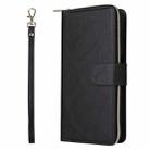 For Samsung Galaxy S25 FE 5G 9-Card Slots Zipper Wallet Bag Leather Phone Case(Black) - 2