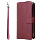 For Samsung Galaxy A26 5G 9-Card Slots Zipper Wallet Bag Leather Phone Case(Wine Red) - 2