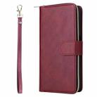 For Samsung Galaxy A56 5G 9-Card Slots Zipper Wallet Bag Leather Phone Case(Wine Red) - 2