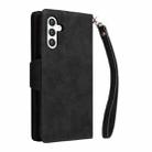 For Samsung Galaxy S25+ 5G Rivet Buckle 9 Cards Three Fold Leather Phone Case(Black) - 3