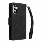 For Samsung Galaxy S25 FE 5G Rivet Buckle 9 Cards Three Fold Leather Phone Case(Black) - 3