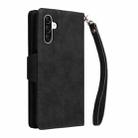 For Samsung Galaxy A36 5G Rivet Buckle 9 Cards Three Fold Leather Phone Case(Black) - 3