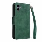 For Samsung Galaxy A07 4G / 5G Rivet Buckle 9 Cards Three Fold Leather Phone Case(Green) - 3