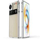 For ZTE nubia Z70 Ultra Aurora Series Lens Protector + Metal Frame Phone Case(Silver) - 1