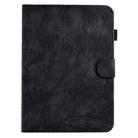 For Amazon Kindle Paperwhite 12th 2024 Fortune Tree Pressure Flower Smart Leather Tablet Case(Black) - 2