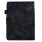 For Amazon Kindle Paperwhite 12th 2024 Fortune Tree Pressure Flower Smart Leather Tablet Case(Black) - 3