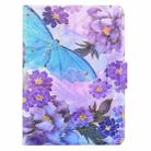 For Amazon Kindle Paperwhite 12th 2024 Coloured Drawing Smart Leather Tablet Case(Peony Butterfly) - 2