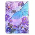 For Amazon Kindle Paperwhite 12th 2024 Coloured Drawing Smart Leather Tablet Case(Peony Butterfly) - 3