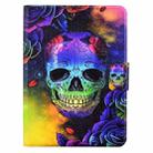 For Amazon Kindle Paperwhite 12th 2024 Coloured Drawing Smart Leather Tablet Case(Skull) - 2