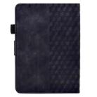 For Amazon Kindle PaperWhite 12th Gen 2024 Rhombus Embossed Leather Smart Tablet Case(Black) - 3