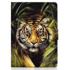 For Amazon Kindle PaperWhite 12th Gen 2024 Colored Drawing Horizontal Flip Tablet Leather Case(Tiger) - 2