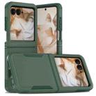 For Motorola Razr 50 2 in 1 PC + TPU Phone Case(Dark Green) - 1