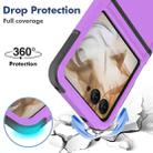 For Motorola Razr 50 2 in 1 PC + TPU Phone Case(Purple) - 3