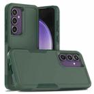 For Samsung Galaxy S24 FE 5G 2 in 1 PC + TPU Phone Case(Dark Green) - 1