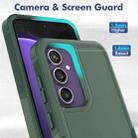 For Samsung Galaxy S24 FE 5G 2 in 1 PC + TPU Phone Case(Dark Green) - 2