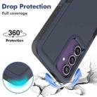 For Samsung Galaxy S24 FE 5G 2 in 1 PC + TPU Phone Case(Dark Blue) - 3