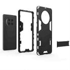 For Huawei Mate 40 PC + TPU Two-in-one Invisible Bracket Shockproof Protective Case(Black) - 4