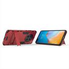 For Huawei Mate 40 PC + TPU Two-in-one Invisible Bracket Shockproof Protective Case(Red) - 3
