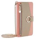 For Redmi A5 4G 171.7mm Crossbody Litchi Texture Leather Phone Case(Pink) - 2