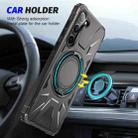 For Samsung Galaxy S25+ 5G MagSafe Magnetic Shockproof Phone Case with Ring Holder(Dark Grey) - 2