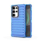 For Samsung Galaxy S25 Ultra 5G High Transparency TPU Hybrid PC Airbag Phone Case(Transparent Blue) - 1