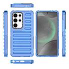 For Samsung Galaxy S25 Ultra 5G High Transparency TPU Hybrid PC Airbag Phone Case(Transparent Blue) - 2