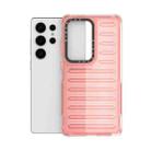 For Samsung Galaxy S25 Ultra 5G High Transparency TPU Hybrid PC Airbag Phone Case(Pink) - 3