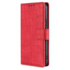 For Redmi Note 14 Pro 5G Skin Feel Crocodile Magnetic Clasp Leather Phone Case(Red) - 2
