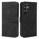 For Samsung Galaxy S25 Ultra 5G Skin Feel Geometric Lines Leather Phone Case(Black) - 2