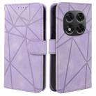 For Redmi Note 14 Pro 5G Skin Feel Geometric Lines Leather Phone Case(Purple) - 2
