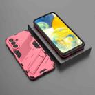 For Samsung Galaxy A26 5G Punk Armor 2 in 1 PC + TPU Shockproof Phone Case with Invisible Holder(Light Red) - 2