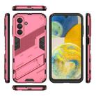 For Samsung Galaxy A26 5G Punk Armor 2 in 1 PC + TPU Shockproof Phone Case with Invisible Holder(Light Red) - 3