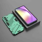 For Samsung Galaxy A56 5G Punk Armor 2 in 1 PC + TPU Shockproof Phone Case with Invisible Holder(Green) - 2