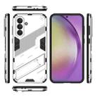 For Samsung Galaxy A56 5G Punk Armor 2 in 1 PC + TPU Shockproof Phone Case with Invisible Holder(White) - 3