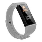 For Xiaomi Redmi Silicone Sports Watch Band(Light Gray) - 1