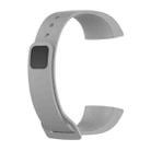 For Xiaomi Redmi Silicone Sports Watch Band(Light Gray) - 3