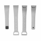 For Xiaomi Redmi Silicone Sports Watch Band(Light Gray) - 4