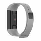 For Xiaomi Redmi Silicone Sports Watch Band(Light Gray) - 5
