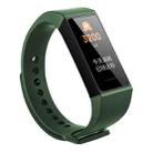 For Xiaomi Redmi Silicone Sports Watch Band(Army Green) - 1