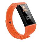 For Xiaomi Redmi Silicone Sports Watch Band(Orange) - 1