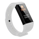 For Xiaomi Redmi Silicone Sports Watch Band(White) - 1