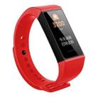 For Xiaomi Redmi Silicone Sports Watch Band(Red) - 1