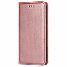 For Rakuten Hand 5G Gloss Oil Solid Color Magnetic Leather Phone Case(Rose Gold) - 2