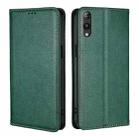 For Rakuten Hand 5G Gloss Oil Solid Color Magnetic Leather Phone Case(Green) - 1