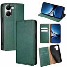 For Redmi Turbo 4 Gloss Oil Solid Color Magnetic Leather Phone Case(Green) - 1