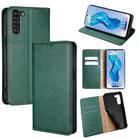 For ZTE nubia S 5G A403ZT Gloss Oil Solid Color Magnetic Leather Phone Case(Green) - 1