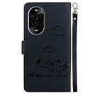 For Huawei nova 13 Pro Cute Cats RFID Leather Phone Case(Black) - 3