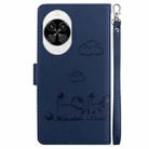 For Huawei nova 14 Cute Cats RFID Leather Phone Case(Blue) - 3