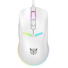 ONIKUMA CW929 RGB 6400DPI Wired Mouse(White) - 1